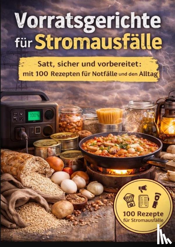Hans, Karine - Vorratsgerichte für Stromausfälle :Satt, sicher und vorbereitet mit 100 Rezepten für Notfälle und den Alltag