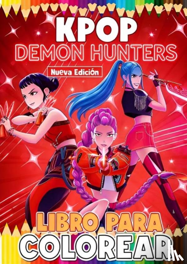 Jonas Dev, Trevor - Libro para colorear Estrellas de Fantasía Urbana K-POP
