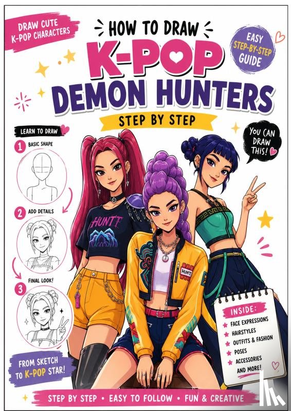 Martin, Tasmi - How To Draw K-pop Demon Hunters