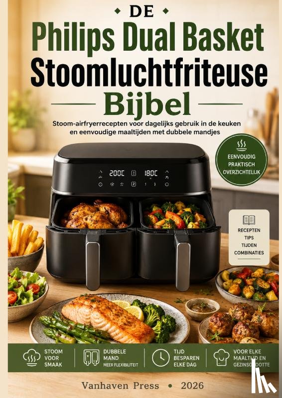 Press, VanHaven - Philips Dual Basket Stoomluchtfriteuse Bijbel