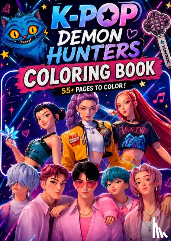 Moss, TU. Briar - Kpop Demon Hunters COLORING BOOK