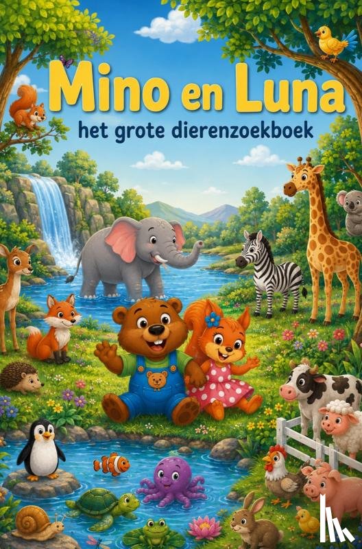 Creatief, Yvi - Mino en Luna: Het grote dierenzoekboek