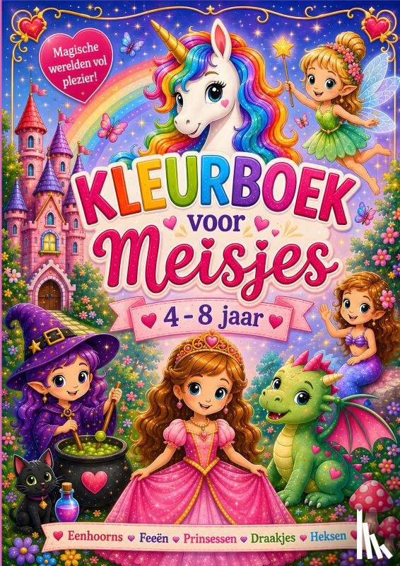 Creatief, Yvi - Kleurboek voor meisjes van 4 tot 8 jaar