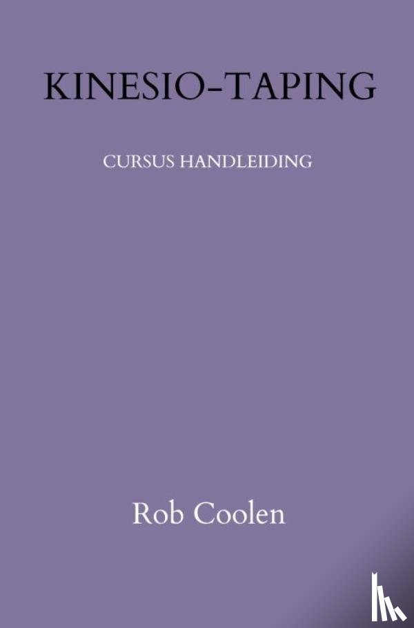 Coolen, Rob - KINESIO-TAPING
