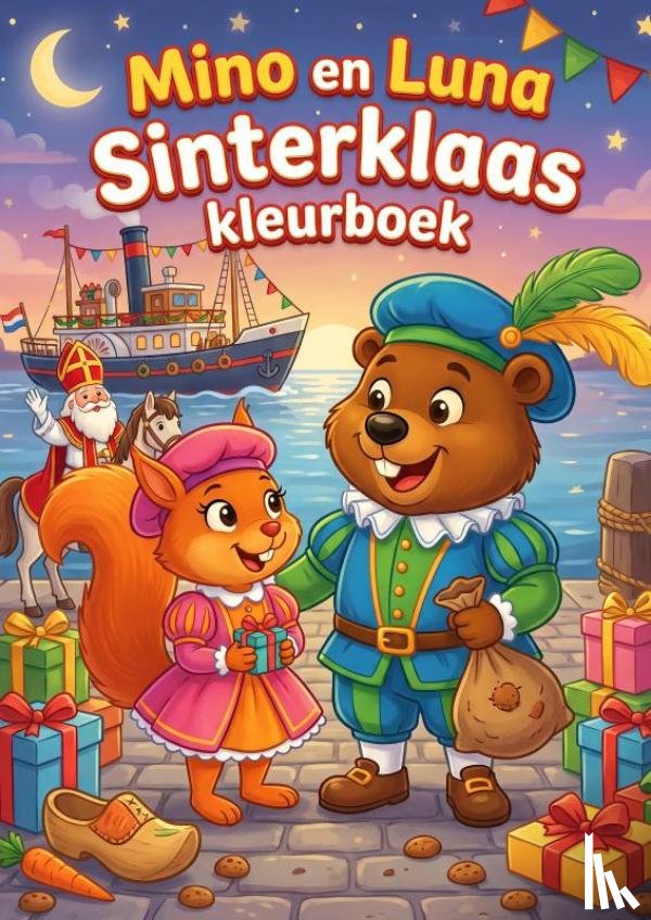 Creatief, Yvi - Mino en Luna Sinterklaaskleurboek
