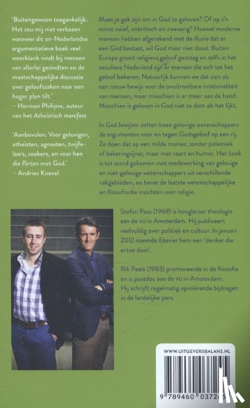 Paas, Stefan, Peels, Rik - God bewijzen