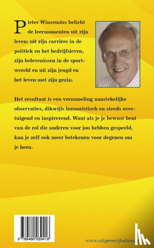 Winsemius, Pieter - De meeste profeten beginnen in de woestijn