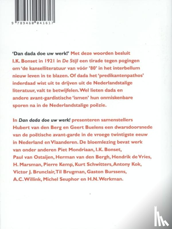  - Dan dada doe uw werk!