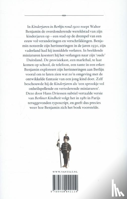 Benjamin, Walter - Kinderjaren in Berlijn