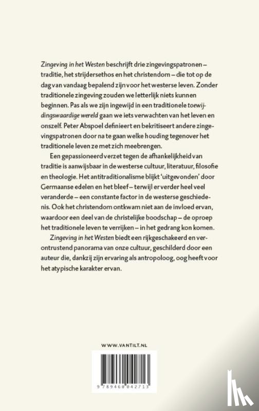 Abspoel, Peter - Zingeving in het Westen