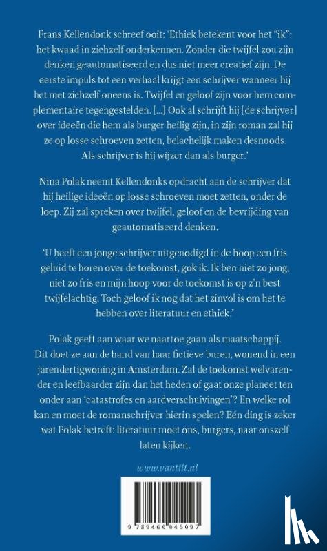 Polak, Nina - Als schrijver wijzer dan als burger