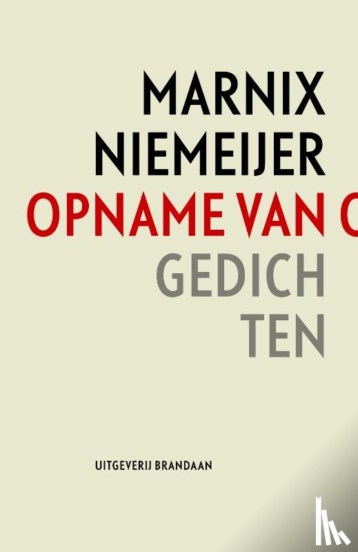 Niemeijer, Marnix - Opname van opzij