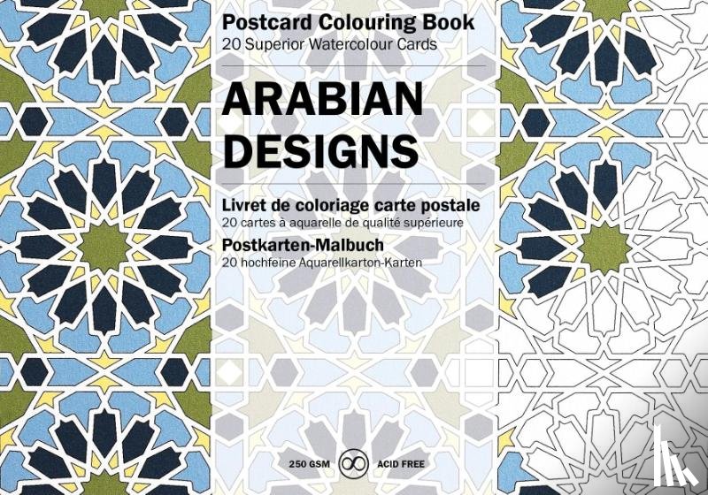 Roojen, Pepin van - Arabian Designs - postcards colouring book