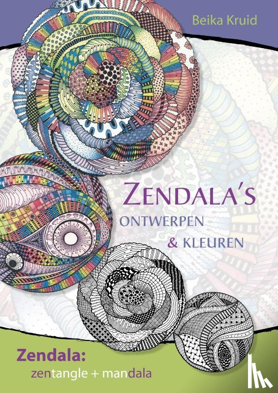 Kruid, Beika, Vitataal - Zendalas ontwerpen en kleuren - zendala zentangle + mandala
