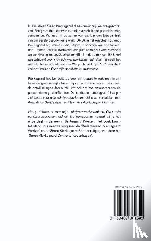 Kierkegaard, Søren - Mijn schrijverswerkzaamheid