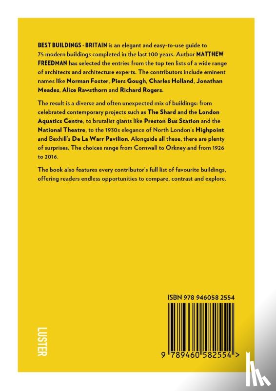 Freedman, Matthew - Best Buildings Britain