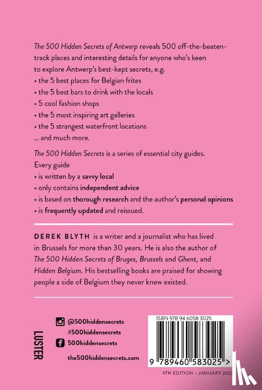 Blyth, Derek - The 500 Hidden Secrets of Antwerp
