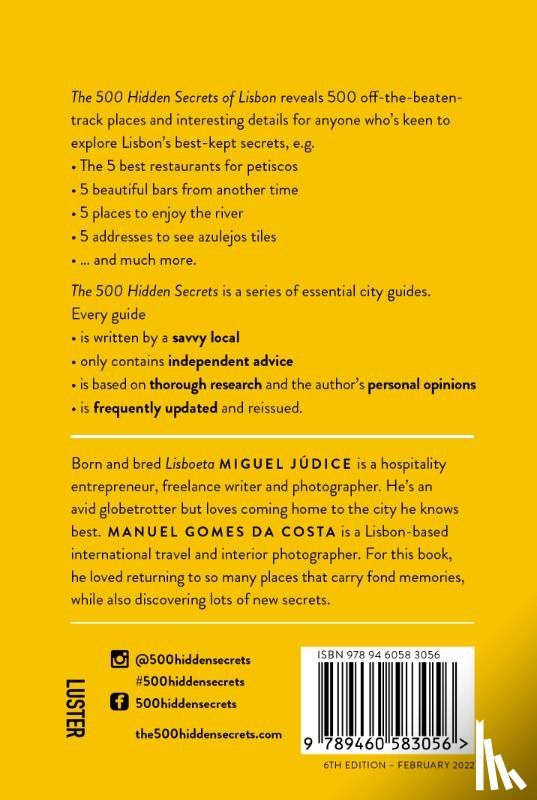 Júdice, Miguel - The 500 Hidden Secrets of Lisbon