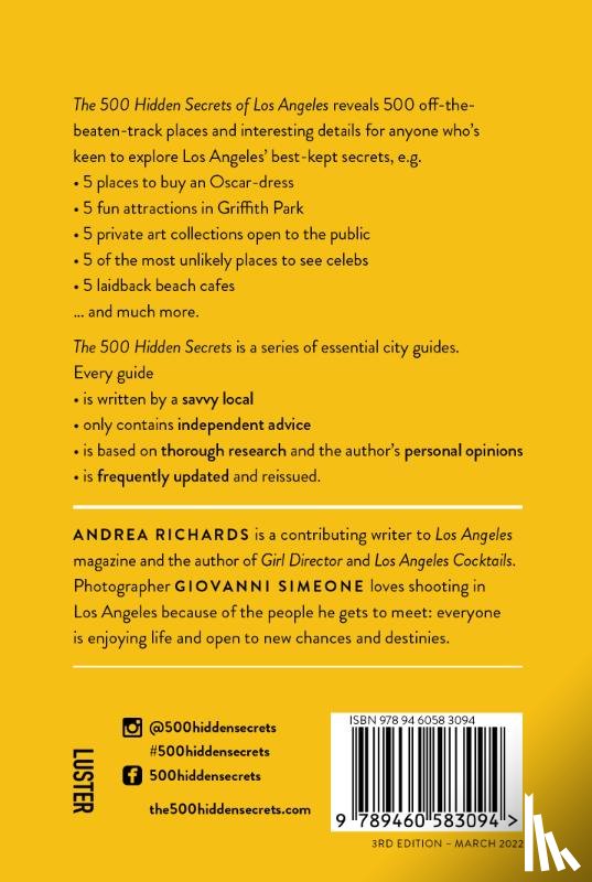 Richards, Andrea - The 500 Hidden Secrets of Los Angeles