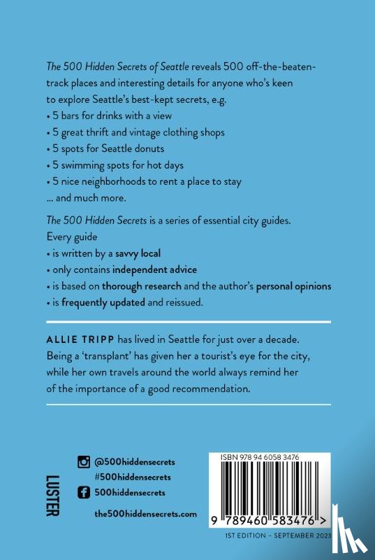Tripp, Allie - The 500 hidden secrets of Seattle