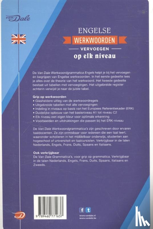 Mous, Linda - Van Dale Werkwoordgrammatica Engels
