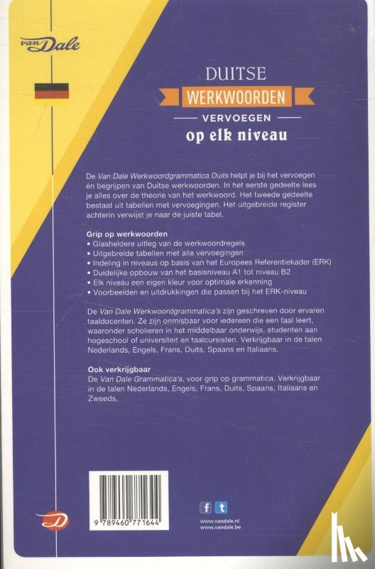 Maes, Kasper - Van Dale Werkwoordgrammatica Duits