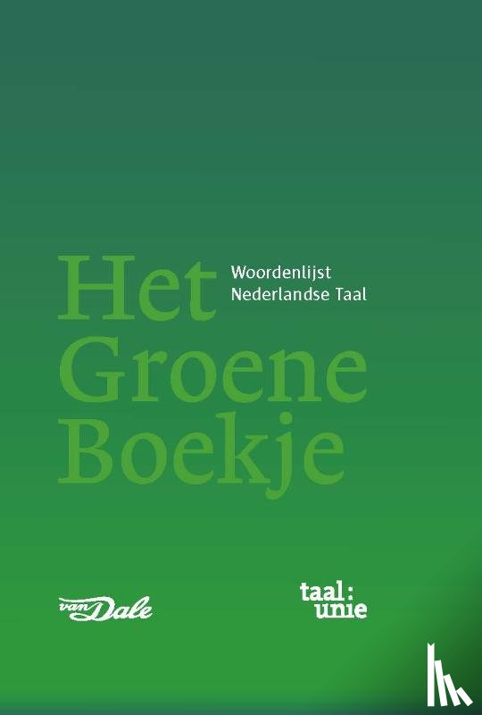 Nederlandse Taalunie - Het Groene Boekje