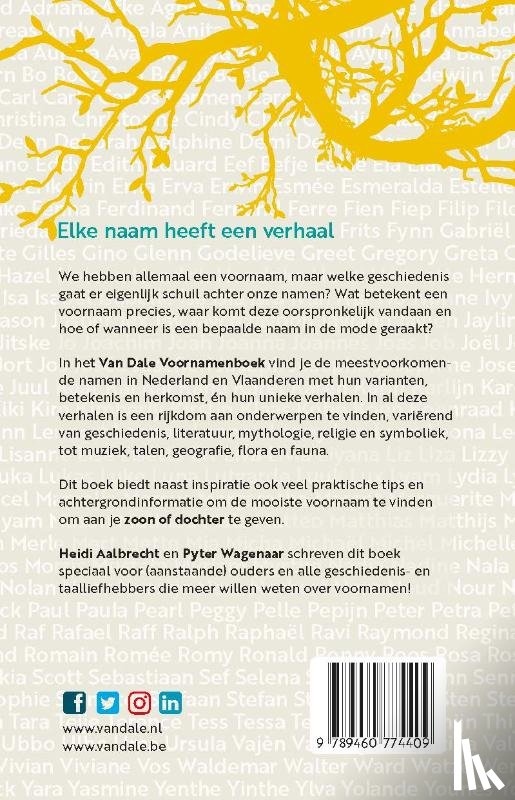 Aalbrecht, Heidi, Wagenaar, Pyter - Van Dale Voornamenboek