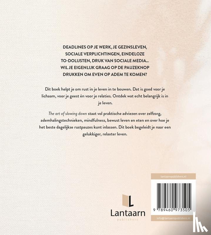  - The art of slowing down