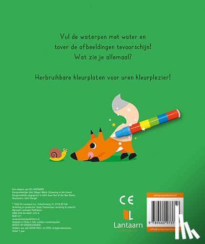  - Magisch waterkleurboek - in het bos