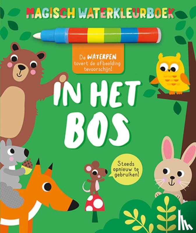  - Magisch waterkleurboek - in het bos