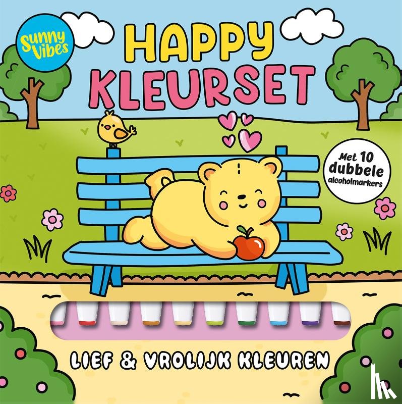  - Sunny vibes - Happy kleurset