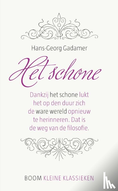 Gadamer, Hans-Georg - Het schone