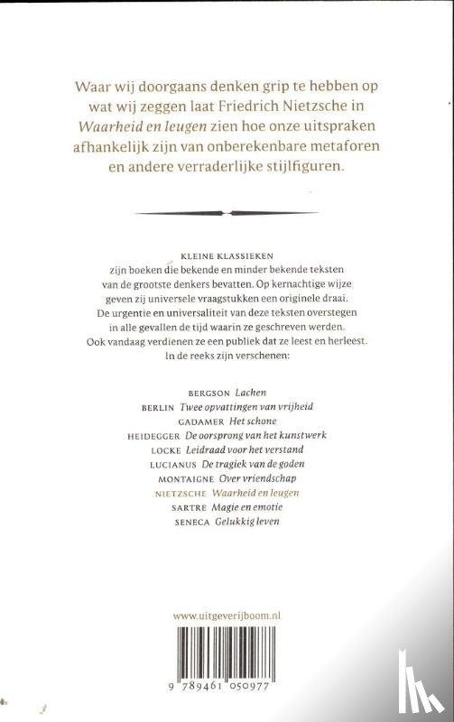 Nietzsche, Friedrich - Waarheid en leugen