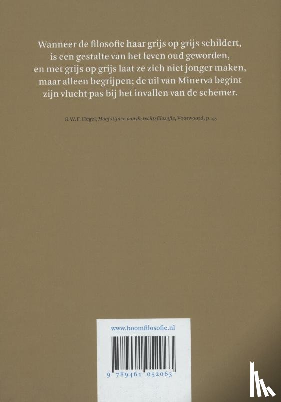 Hegel, Georg Wilhelm Friedrich - Hoofdlijnen van de rechtsfilosofie