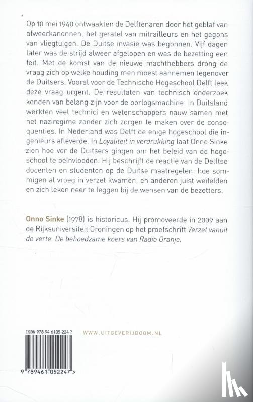 Sinke, Onno - Loyaliteit in verdrukking