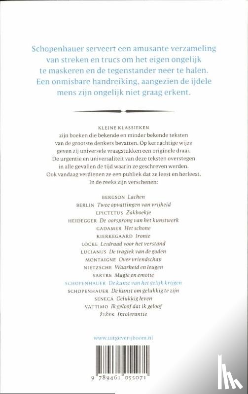 Schopenhauer, Arthur - De kunst van het gelijk krijgen