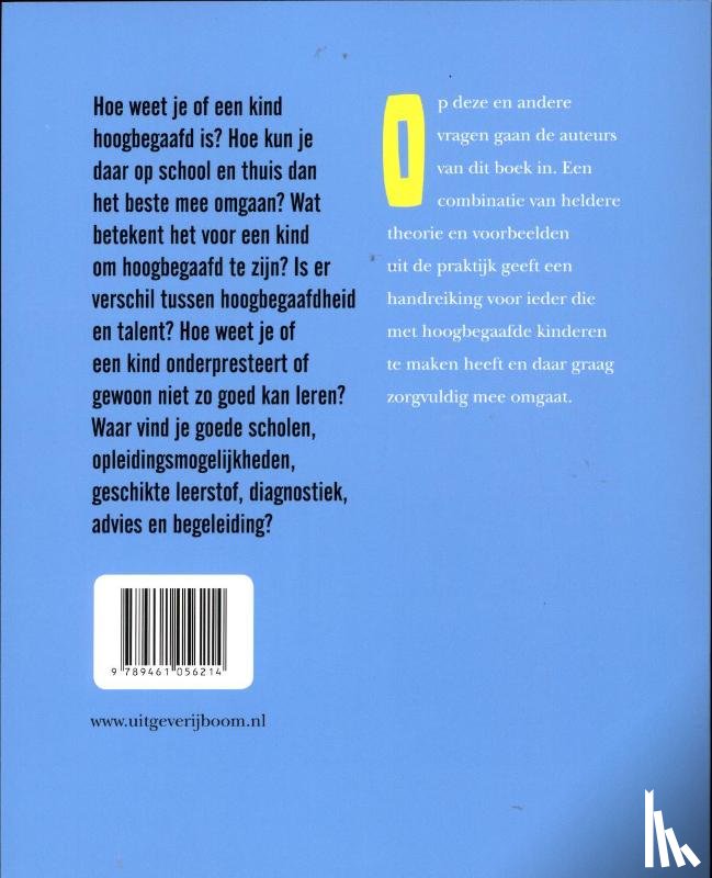 Mönks, Franz, Ypenburg, Irene - Hoogbegaafdheid bij kinderen