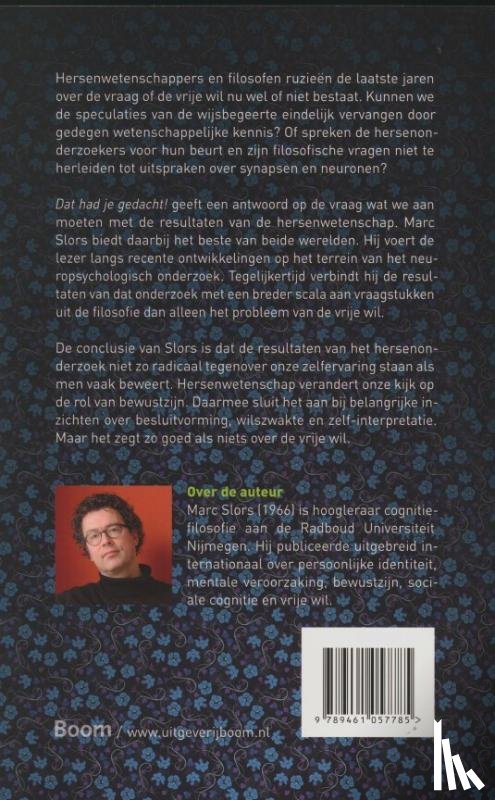 Slors, Marc - Dat had je gedacht!