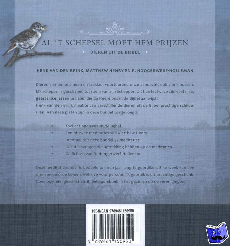 Henry, Matthew, Hoogerwerf-Holleman, R., Ruissen, M.J. - Al 't schepsel moet hem prijzen