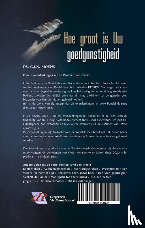 Moens, G.J.N. - Hoe groot is Uw goedgunstigheid
