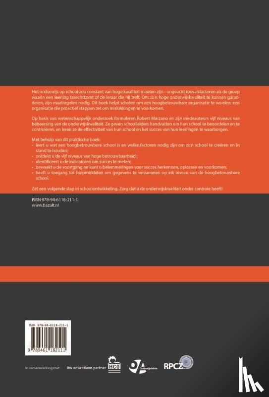 Marzano, Robert J., Warrick, Phil, Simms, Julia A. - Hoogbetrouwbare scholen