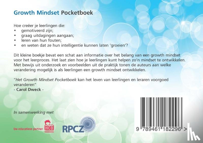 Hymer, Barry, Gershon, Mike - Growth mindset pocketboek