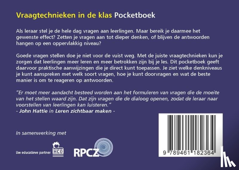 Pope, Gorden - Vraagtechnieken in de klas