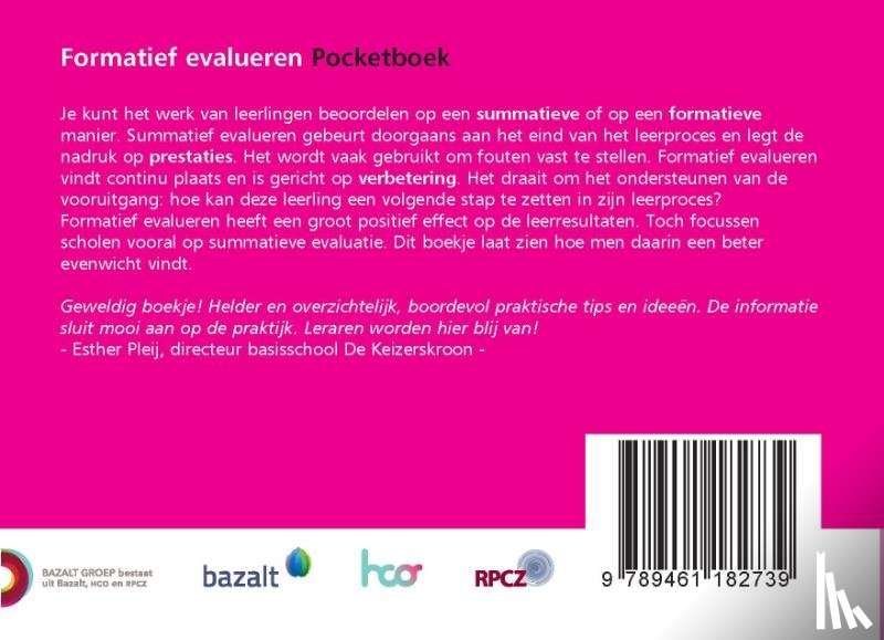 Smith, Ian - Formatief evalueren