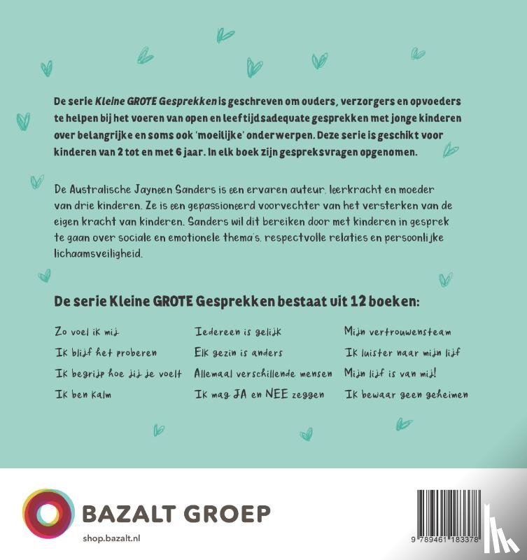 Sanders, Jayneen - Ik begrijp hoe jij je voelt