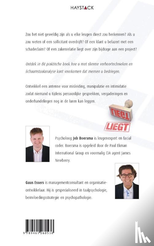 Boersma, Job, Essers, Guus - Ik weet dat u liegt