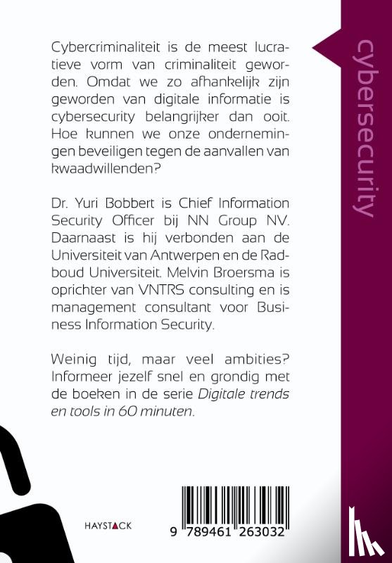 Bobbert, Yuri, Broersma, Melvin - Cybersecurity in 60 minuten