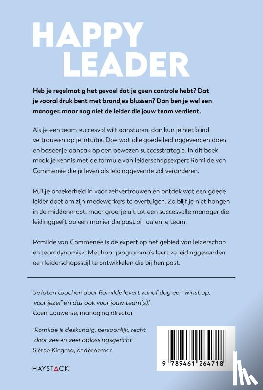 Commenée, Romilde van - Happy leader