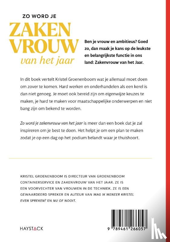 Groenenboom, Kristel - Zo word je zakenvrouw van het jaar